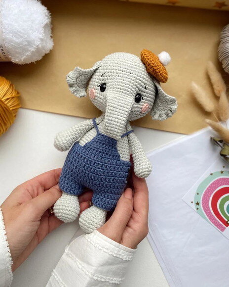 Receita Elefante Amigurumi