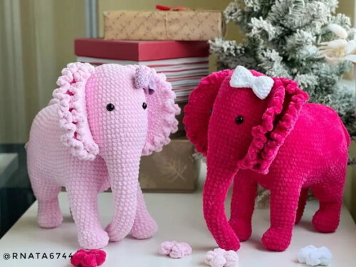 Receita Elefante Amigurumi