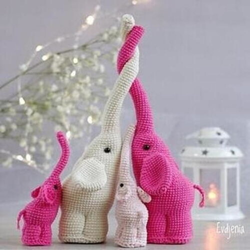 Receita Elefante Amigurumi