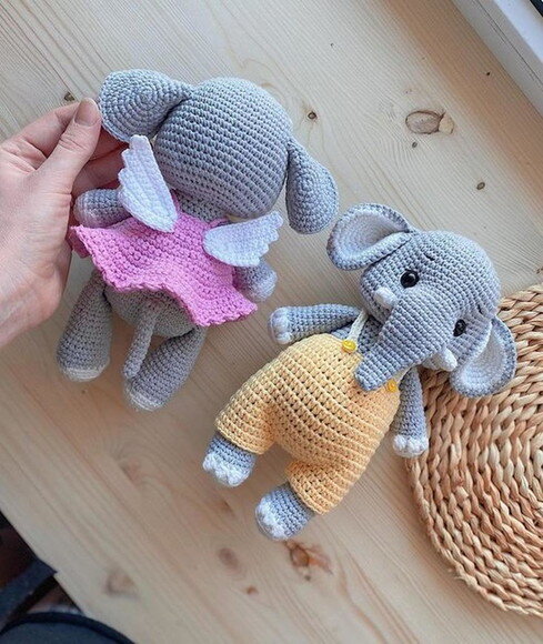 Receita Elefante Amigurumi