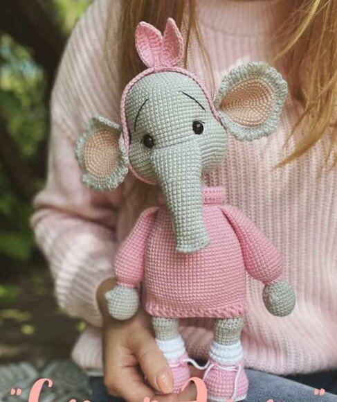 Receita Elefante Amigurumi