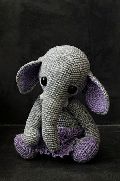 Receita Elefante Amigurumi