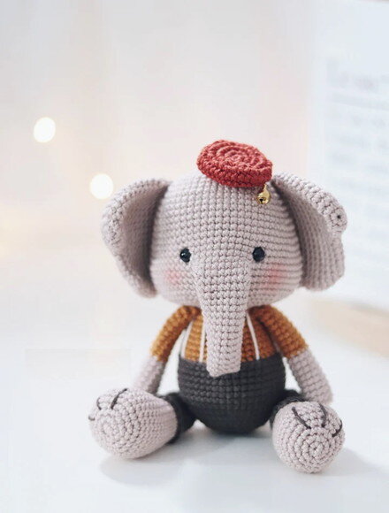 Receita Elefante Amigurumi