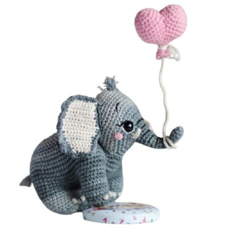 Receita Elefante Amigurumi