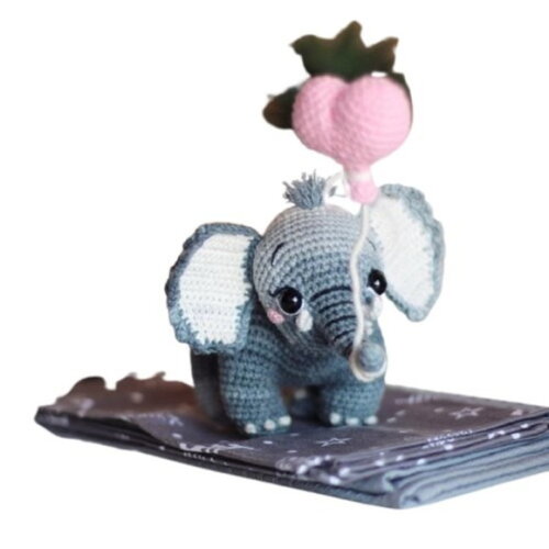 Receita Elefante Amigurumi