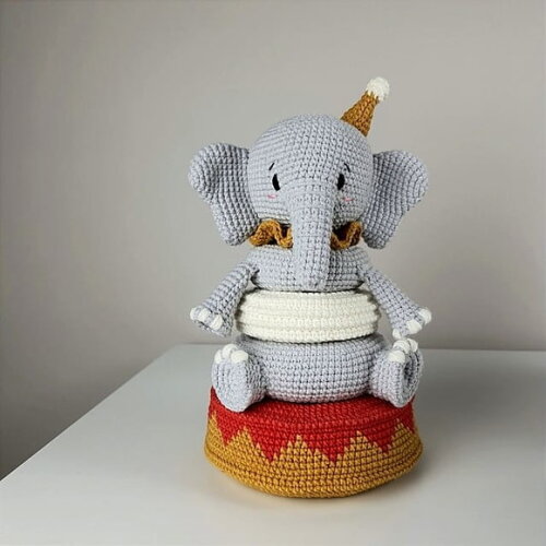 Receita Elefante Amigurumi