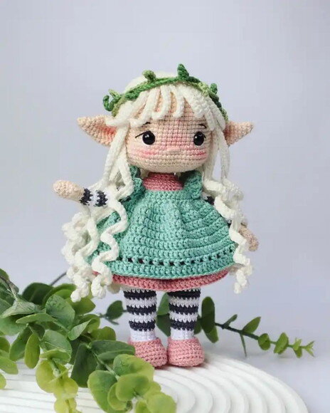 Receita Elfa Amigurumi