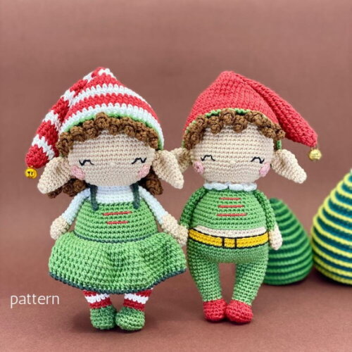 Receita Elfos Amigurumi