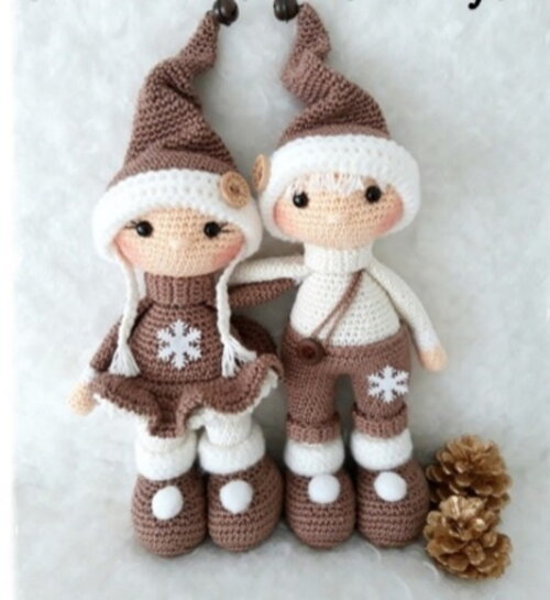 Receita Elfos Amigurumi