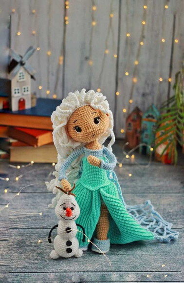 Receita Elsa Amigurumi