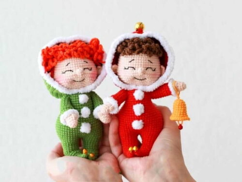 Receita em PDF - Boneca Natal Amigurumi