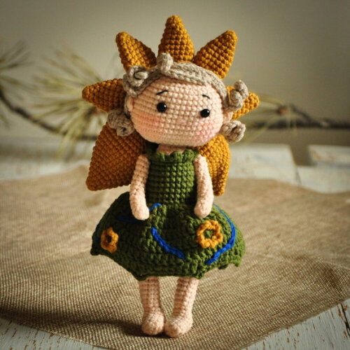 Receita em PDF - Boneca Amigurumi