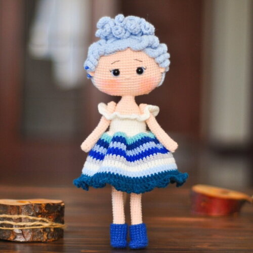 Receita em PDF - Boneca Amigurumi