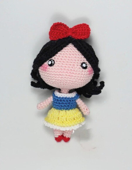 Receita em PDF - Branca de Neve Amigurumi