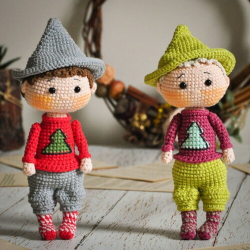 Receita em PDF - Boneco Natal Amigurumi
