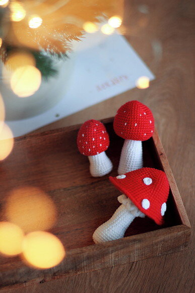 Receita em PDF - Cogumelo Amigurumi