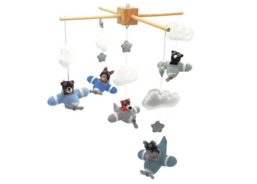 Receita em PDF - Mobile Avião Amigurumi