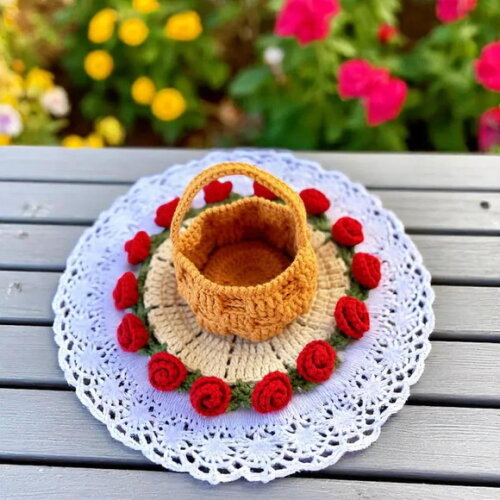 Receita Enfeite de Mesa Amigurumi