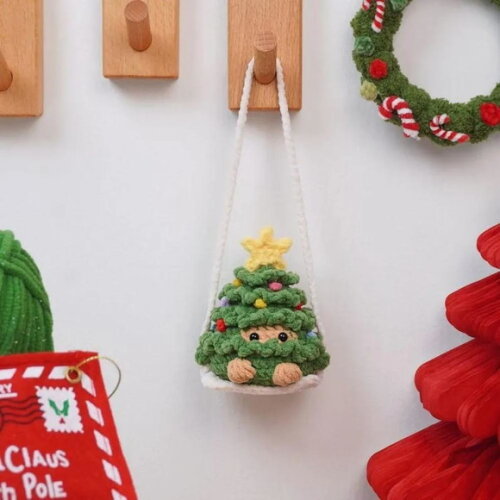 Receita Enfeite Arvore de Natal Amigurumi