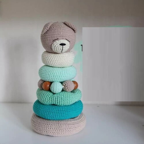 Receita Encaixe Urso Amigurumi