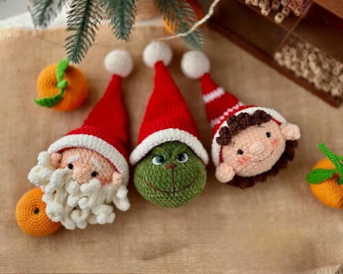 Receita Enfeite de Natal Amigurumi