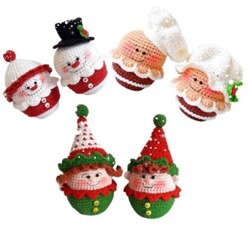 Receita Enfeite de natal Amigurumi