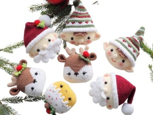 Receita Enfeite de natal Amigurumi