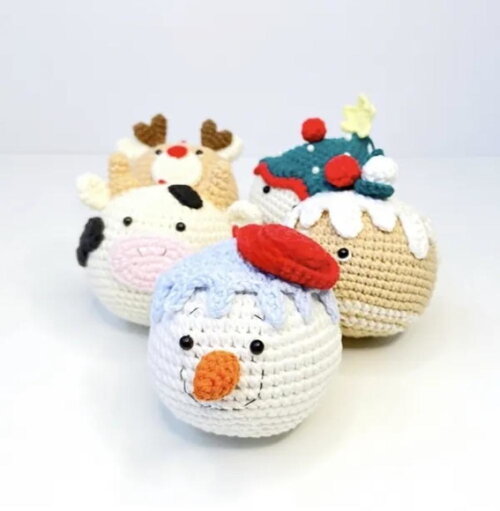 Receita Enfeite de Natal Amigurumi