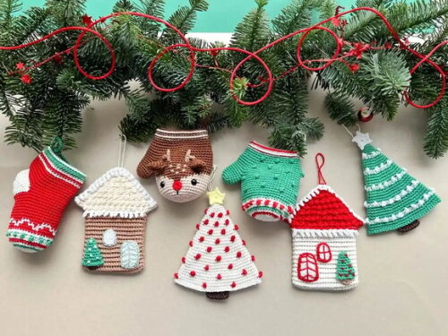 Receita Enfeite de Natal Amigurumi