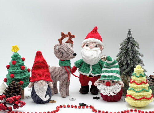 Receita Enfeite de Natal Amigurumi