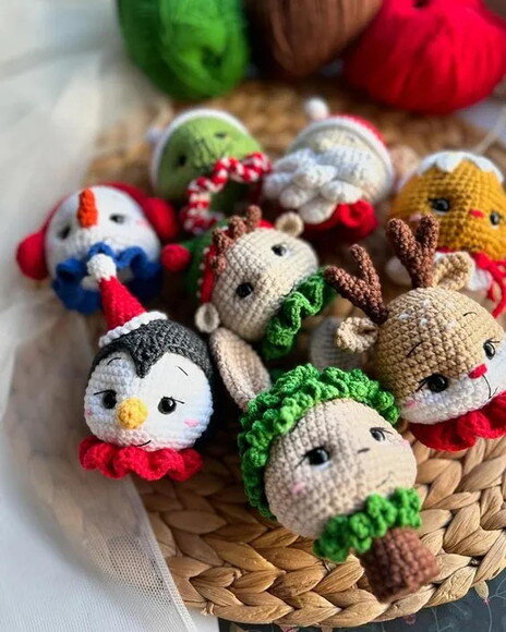 Receita Enfeite de Natal Amigurumi