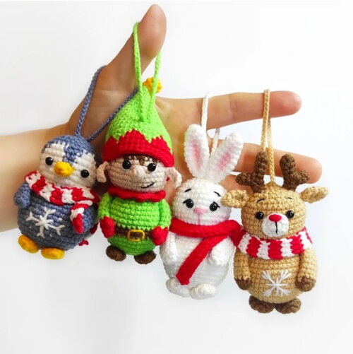 Receita Enfeite de Natal Amigurumi