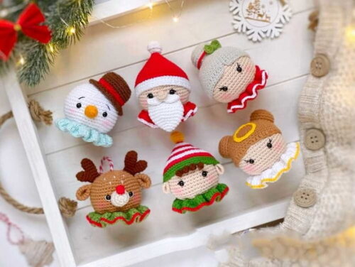 Receita Enfeite de Natal Amigurumi