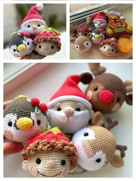 Receita Enfeite de Natal Amigurumi