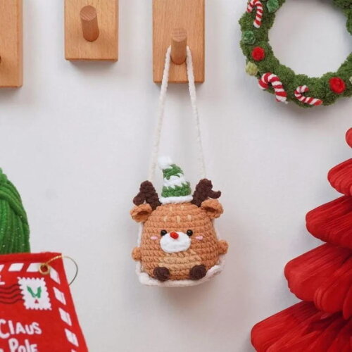 Receita Enfeite Rena Amigurumi
