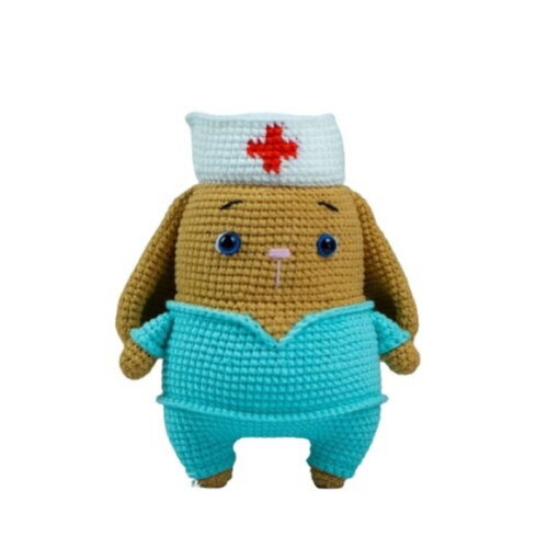 Receita Enfermeira Amigurumi