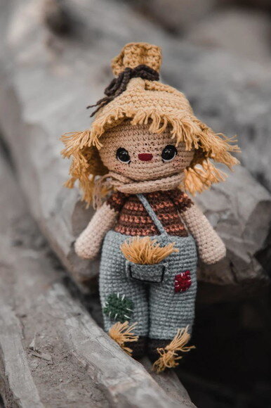 Receita Espantalho Amigurumi