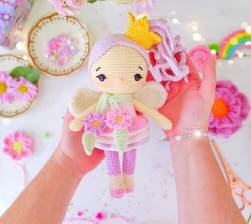 Receita Fada Amigurumi
