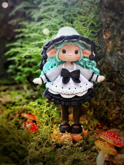 Receita Fada Cogumelo Amigurumi