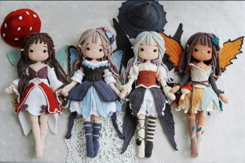 Receita Fadas Amigurumi