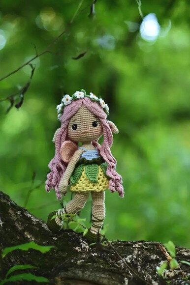 Receita Fadinha Amigurumi