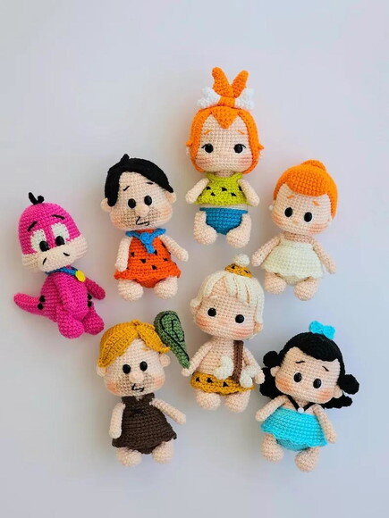 Receita Flinstones Amigurumi