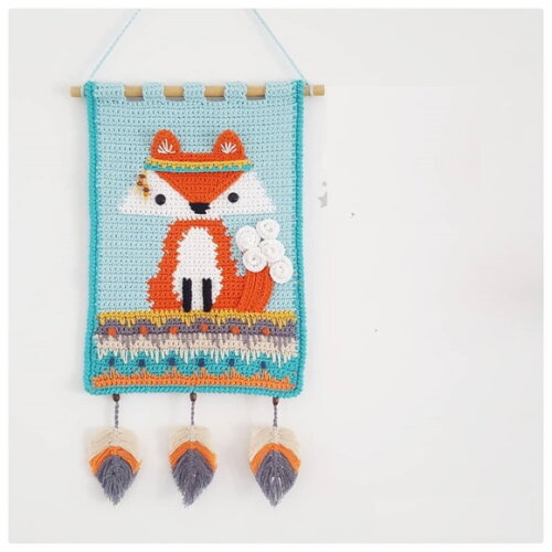 Receita Flamula Raposa Amigurumi