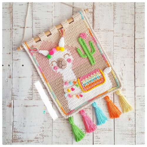 Receita Flamula Lhama Amigurumi