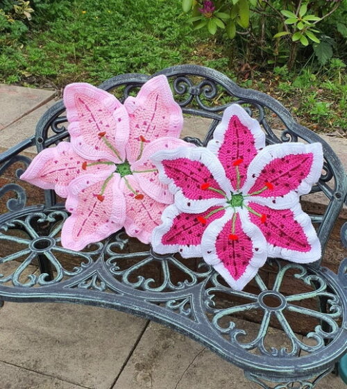 Receita Flor Amigurumi