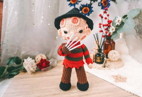 Receita Freddy Krueger Amigurumi