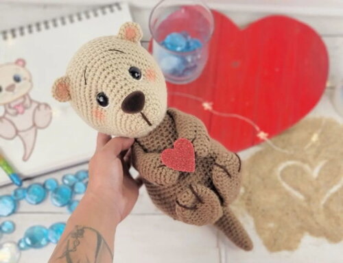 Receita Furão Amigurumi