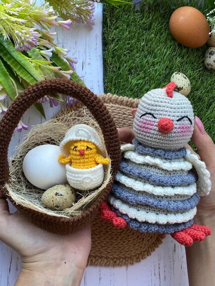 Receita Galinha Amigurumi