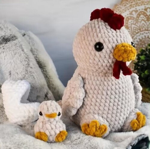 Receita Galinha Amigurumi