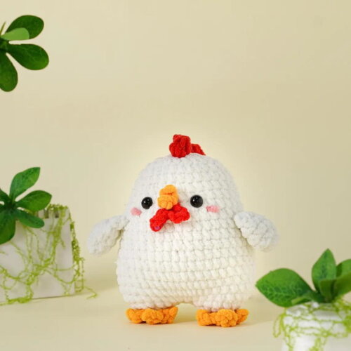 Receita Galo Amigurumi